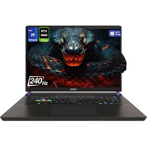 MSI Vector 17 HX Gaming Laptop ، Intel I9-14900HX ، 64 GB DDR5 RAM ، 2 TB PCIE SSD ، 17 "