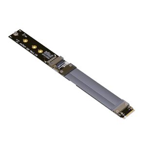 ADT-LINK R44SF / R24SF M.2 NVME SSD امتداد كابل محرك الأقراص الصلبة دعم بطاقة RISER M2 إلى PCI Express 3.0 X4 PCIE 34G / BPS (R44SF 30CM)