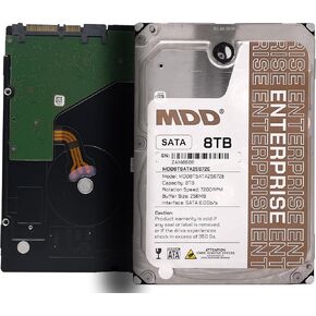 MDD (MDD8TSATA25672E) 8TB 7200RPM 256MB Cache SATA 6.0Gb/s 3.5inch Enterprise Hard Drive (Renewed)