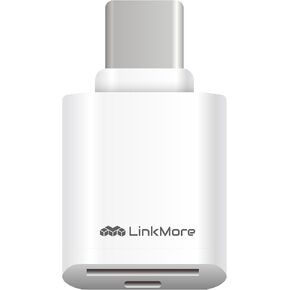 LinkMore ZP200 USB-C microSD Card Reader – Supports UHS-I DDR200, 180MB/s High-Speed Transfer, up to 2TB microSDXC, Type-C Interface for Android, Tablets, Laptops