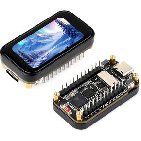 ESP32-S3 1.47inch IPS Touch Display Development Board, 172x320 Resolution, 262K Display Color, Support 2.4GHz W-i-F-i 6/BLE 5, 240MHz LX7 Dual-core Processor, with Pre-soldered Header