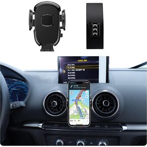 Car Phone Holder for Audi A3 S3 RS3 2014-2020, Fits iPhone Android & All Smartphones (4.7-6.9 inches), Vent Mount, Easy Install