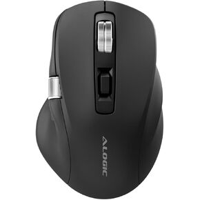 ALOGIC Apex Bluetooth USB-C Rechargeable 7 Keys Programmable Mouse | Ergonomic Design | Mac and Windows Shortcuts