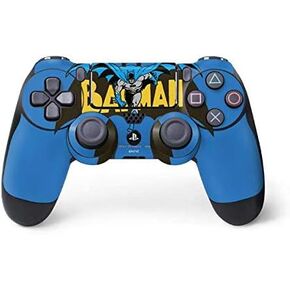 ألعاب Skinit Scenit Gaming متوفرة مع وحدة تحكم PS4 - تصميم DC Comics المرخص رسميًا Batman Classic Art Design