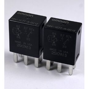 OMRON ELECTRONIC COMPONENTS - G8V-RH-1C7T-R-DC12 (2 Pieces)- MICRO AUTOMOTIVE RELAY, SPDT, 12VDC, 20A