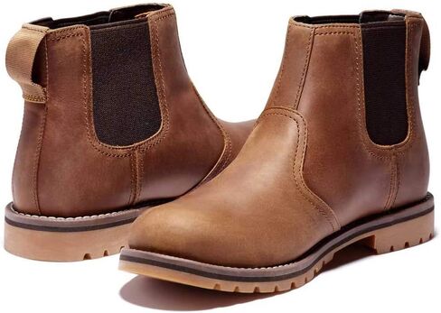 Timberland Men's Chelsea Boots, Black Full Grain, 10 in Saudi Arabia