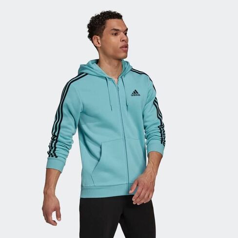 adidas mens Essentials Full Zip Hoodie Casual, Team Royal Blue/White, 4X-Large in Saudi Arabia