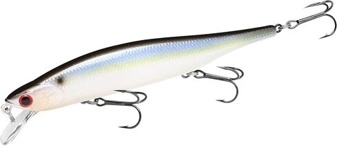 LUCKY CRAFT Lightning Pointer 110SP, Jerkbait Side by Side Action Tournament Winning Perfect Wobbling Freshwater Lake Bass Fishing Champion Bait (272 MS Ghost Minnow) in Kuwait