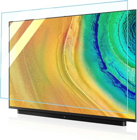 WZGLOD الأزرق الحظر الحظر واقي الشاشة المضاد للوهج لمكافحة UV حماية العيون فيلم تقليل التعب العين ، ل 4K Smart OLED ، LCD ، شاشات LED ، لا فقاعات in Kuwait