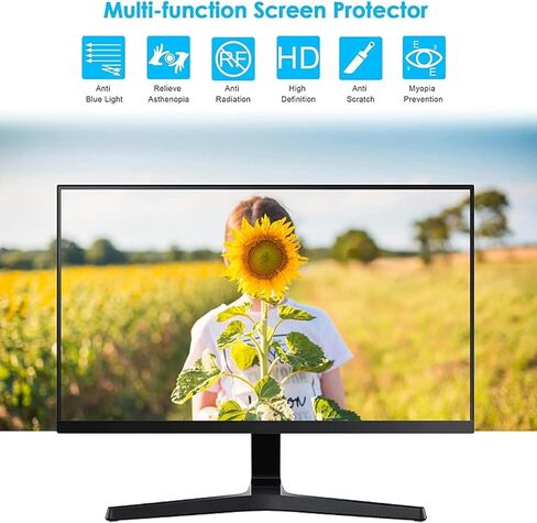 WZGLOD الأزرق الحظر الحظر واقي الشاشة المضاد للوهج لمكافحة UV حماية العيون فيلم تقليل التعب العين ، ل 4K Smart OLED ، LCD ، شاشات LED ، لا فقاعات in Kuwait