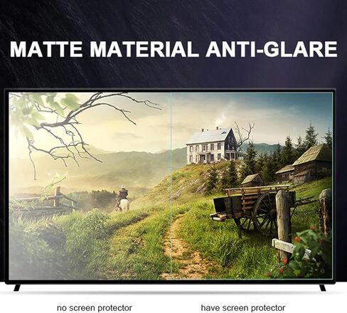 WZGLOD الأزرق الحظر الحظر واقي الشاشة المضاد للوهج لمكافحة UV حماية العيون فيلم تقليل التعب العين ، ل 4K Smart OLED ، LCD ، شاشات LED ، لا فقاعات in Kuwait