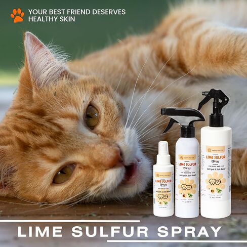 Classic's Lime Sulfur Spray Pet Care for Dry and Itchy Skin - Spotcare and Safe Solution for Dog, Cat, Puppy, Kitten, Horse (12 oz) in Saudi Arabia