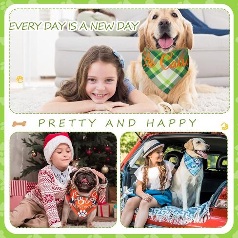 Buryeah 500 Pcs Plaid Dog Bandanas Bulk for Groomers Pet Scarfs Puppies Bibs with Cute Sayings Adjustable Washable Pet Costume Dog Accessories for Small to Large Dogs Cats (Assorted Plaid) in Saudi Arabia