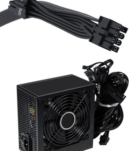 18AWG PSU 8 PIN ذكر إلى وحدة المعالجة المركزية 8 دبوس (4+4 دبوس) كابل طاقة وحدة المعالجة المركزية الذكور متوافق مع PSU Modular Seasonic in Kuwait