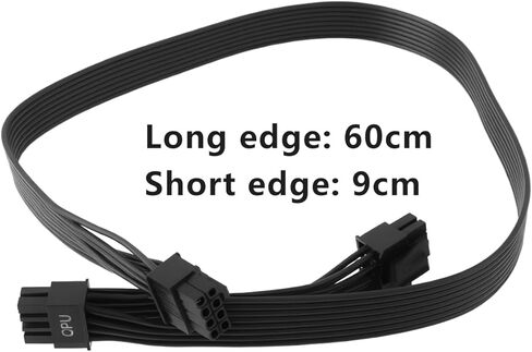 18AWG PSU 8 PIN ذكر إلى وحدة المعالجة المركزية 8 دبوس (4+4 دبوس) كابل طاقة وحدة المعالجة المركزية الذكور متوافق مع PSU Modular Seasonic in Kuwait