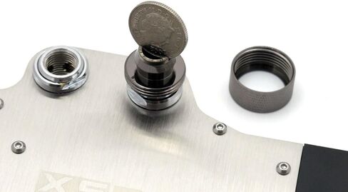XSPC G1/4" to 7/16" ID, 5/8" OD Compression Fitting V2 for Soft Tubing, Chrome in Saudi Arabia