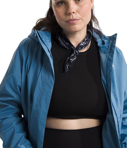 سترة أنتورا النسائية المقاومة للماء من THE NORTH FACE (مقاس قياسي وحجم كبير)، أبيض الكثبان الرملية/حجر كاكي، 3X in Saudi Arabia