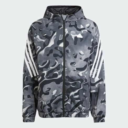 adidas Men's Future Icon All Over Printed Full-Zip Hoodie in Saudi Arabia