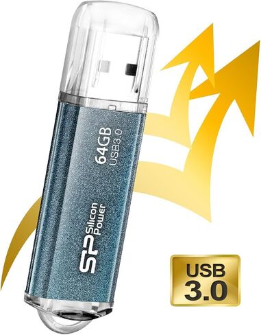 Marvel Power Marvel 64 جيجا بايت USB3.0 فلاش محرك أقراص فلاش أزرق جليدي in Saudi Arabia