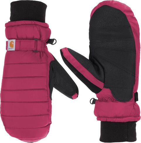 Carhartt Women's Quilts Insulated Mitten, CRABAPPLE, S in Saudi Arabia