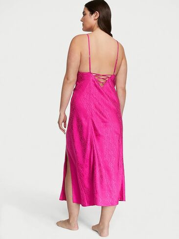 Victoria's Secret Icon Satin Midi Slip, Women's Lingerie (XS-XL) in Saudi Arabia