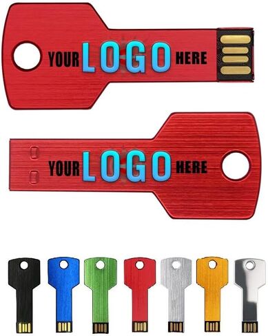 250pcs 512 ميجابايت شعار مخصص محرك أقراص فلاش USB في شكل مفتاح معدني ، محرك إبهام مخصص للترويج ، عصا الذاكرة مخصصة بكميات كبيرة in Kuwait