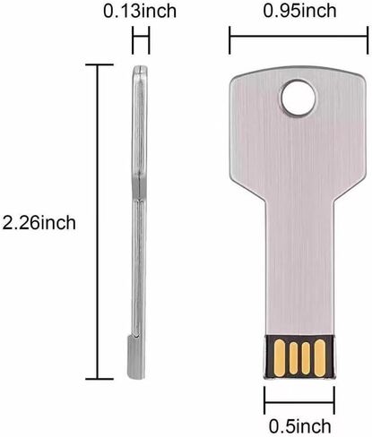 250pcs 512 ميجابايت شعار مخصص محرك أقراص فلاش USB في شكل مفتاح معدني ، محرك إبهام مخصص للترويج ، عصا الذاكرة مخصصة بكميات كبيرة in Kuwait