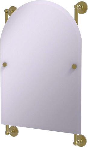 مرآة مثبتة على السكك الحديدية بدون إطار من Allied Brass P1000-27-94-LVN Prestige Skyline Collection، لافندر in Kuwait