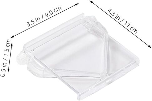 2PCS TV Monitor Top Holder Shelf Transparent Router Bracket لتصميم شاشة الكمبيوتر للتنظيم المنزلي والاستخدام المناسب in Saudi Arabia