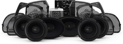Rockford Fosgate HD14U-STAGE3 Six Speakers & Amplifier Kit for 2014+ Harley-Davidson Road Glide Ultra & Street Glide Ultra in Saudi Arabia