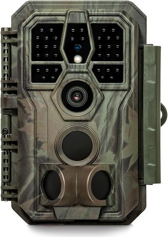 S24 Trail Camera,Game Cameras with Night Vision Motion Activated Waterproof IP66 2.4" LCD 0.1s Trigger for Wildlife,Hunting Cams for Outdoors,No Glow Infrared Leds Trail Cam for Wildlife Monitoring. in Saudi Arabia