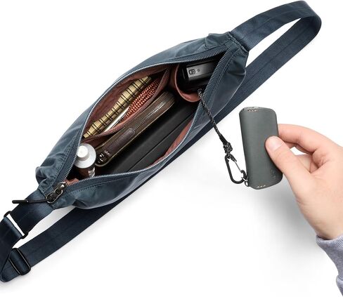 Bellroy Laneway Crescent Bag (everyday 2.5 liter mini crossbody bag with plenty of pockets and adjustable strap)' - Ink in Saudi Arabia