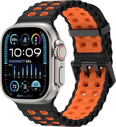 لا يوجد فرقة لفرقة Apple Watch Men Women SE Ultra 2 40mm 44mm 46mm 42mm 45mm 41mm 38mm 49mm Series 10 9 8 7 6 5 4 3 Iwatch Sport Slicone in Kuwait
