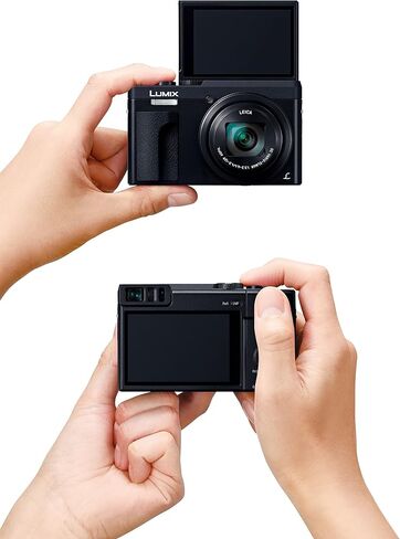 Panasonic Compact Digital Camera LUMIX TZ90 Optical 30 مرة أسود DC-TZ90-K (ضمان استيراد اليابان) in Kuwait