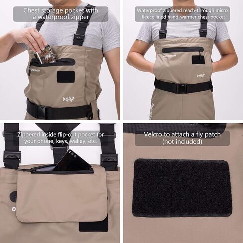 صدر باسداش للرجال والخضار القابلة للتحويل من الخصر لصيد الأسماك وتخزين القدمين والأقدام in Saudi Arabia