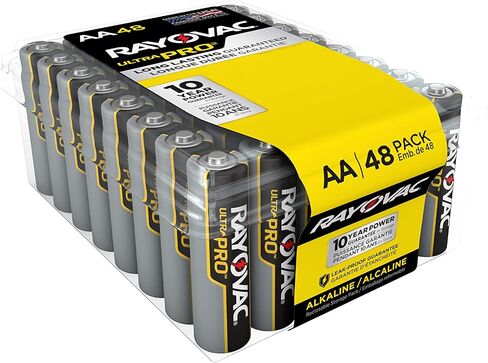 بطاريات Rayovac AA ، بطاريات خلايا ALTRA Pro Pro القلوية (48 عدد بطارية) in Kuwait
