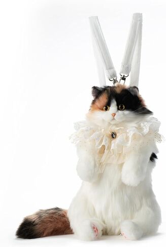 Chongker Stuffed Realistic Cat Plush Backpack - Animal Purse for Kids Cute and Soft Stuffed Animal Backpack with Adjustable Straps in Kuwait