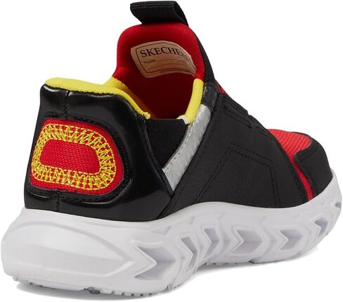 Skechers Boy's Hypno-Flash 2.0-Brisk-Brights Sneaker, Black/Blue/Lime, 2 Little Kid in Saudi Arabia