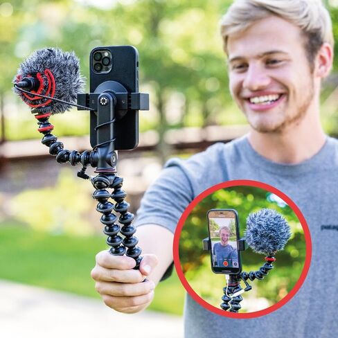 JOBY GripTight GorillaPod Phone Holder Pour MagSafe Super Fast and Complete Vlogging Solution, Mobile Phone Stand, Desk Accessories, Compatible with iPhone 12, 13 and 14 in Kuwait