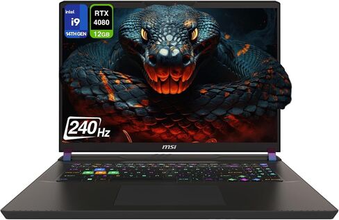 MSI Vector 17 HX Gaming Laptop ، Intel I9-14900HX ، 64 GB DDR5 RAM ، 2 TB PCIE SSD ، 17 " in Saudi Arabia