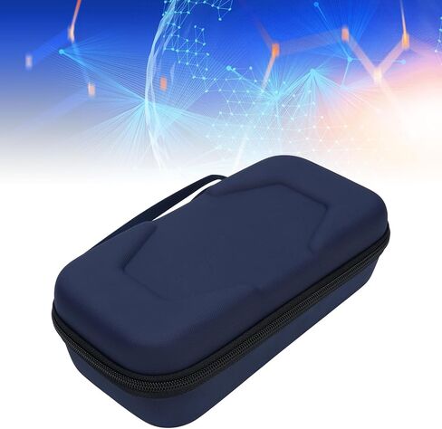 Asixxsix Carrying Case for and OLED, Larger Capacity Portable Travel Carry Case, EVA Hard Shell Protective Pouch Case Holds 20 Game Cartridge (Dark Blue) in Saudi Arabia