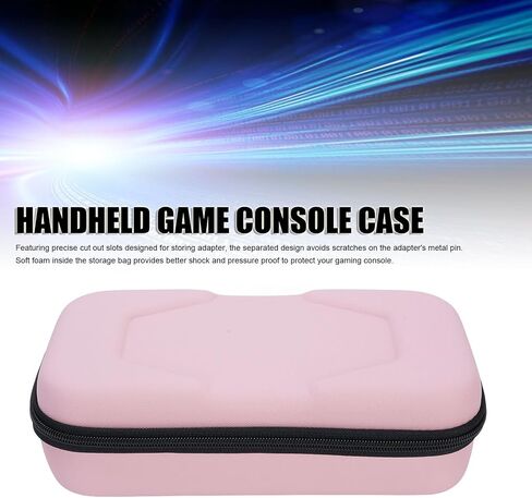 Asixxsix Carrying Case for and OLED, Larger Capacity Portable Travel Carry Case, EVA Hard Shell Protective Pouch Case Holds 20 Game Cartridge (Dark Blue) in Saudi Arabia