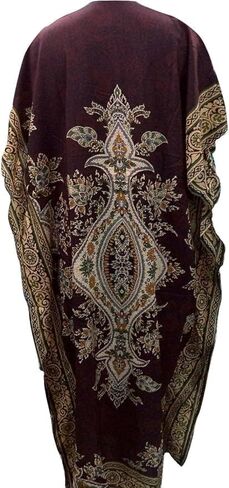 فستان INDYATTIRE نسائي قفطان للحفلات كيمونو ماكسي طويل ملابس نوم للشاطئ غطاء قفطان مقاس حر in Kuwait