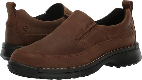 حذاء بدون كعب رجالي من ECCO Fusion Apron Toe سهل الارتداء، أسود، 10-10.5 in Kuwait