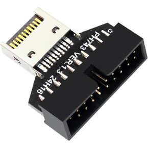 USB C to USB3.0 Header Adapter Vertical TypeE Key A Motherboard Conversion Connector