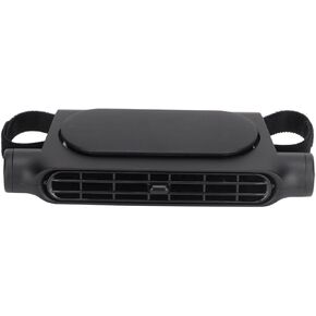 USB Backseat Car Fan 3 Wind Speeds Powerful Recirculating Air Car Cooling Fan for Backseat SUV RV (Black)