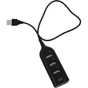 1Pc Hub Port Compact Expansion Transfer Splitter for Laptop and Lightweight Multi Port for Home Office Easy Operation
