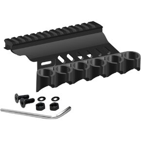 Gotical Universal Short/Long/Extended Action Action Siddle Sadgun 6-PC 12- GA Shell حامل لـ Mossberg/Maverick 88