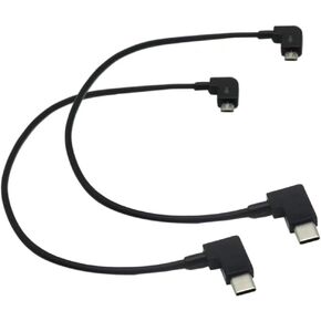 2Pcs Cable for DJI MAVIC PRO AIR Drone Remote Controller RC to Type-C USB Phone
