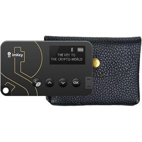 imKey Pro Crypto Hardware Wallet Cryptocurrency Offline Cold Storage, Invest by imToken Secure EVM Chains Layer2 Bitcoin, Ethereum, EOS, TRX, CKB, BCH, LTC, KSM, DOT